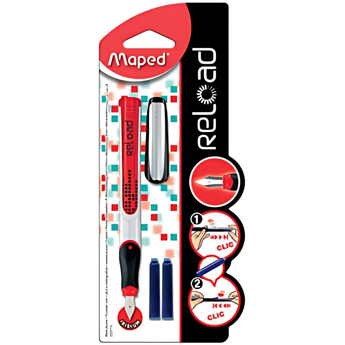 MAPED Vulpen Reload, assorti, penpuntmaat: M 