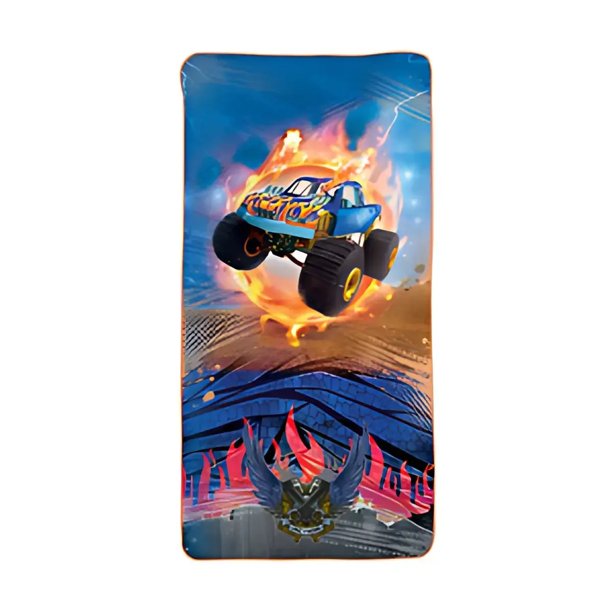 ROTH Badhanddoek voor kinderen 'Monstertruck Fire'