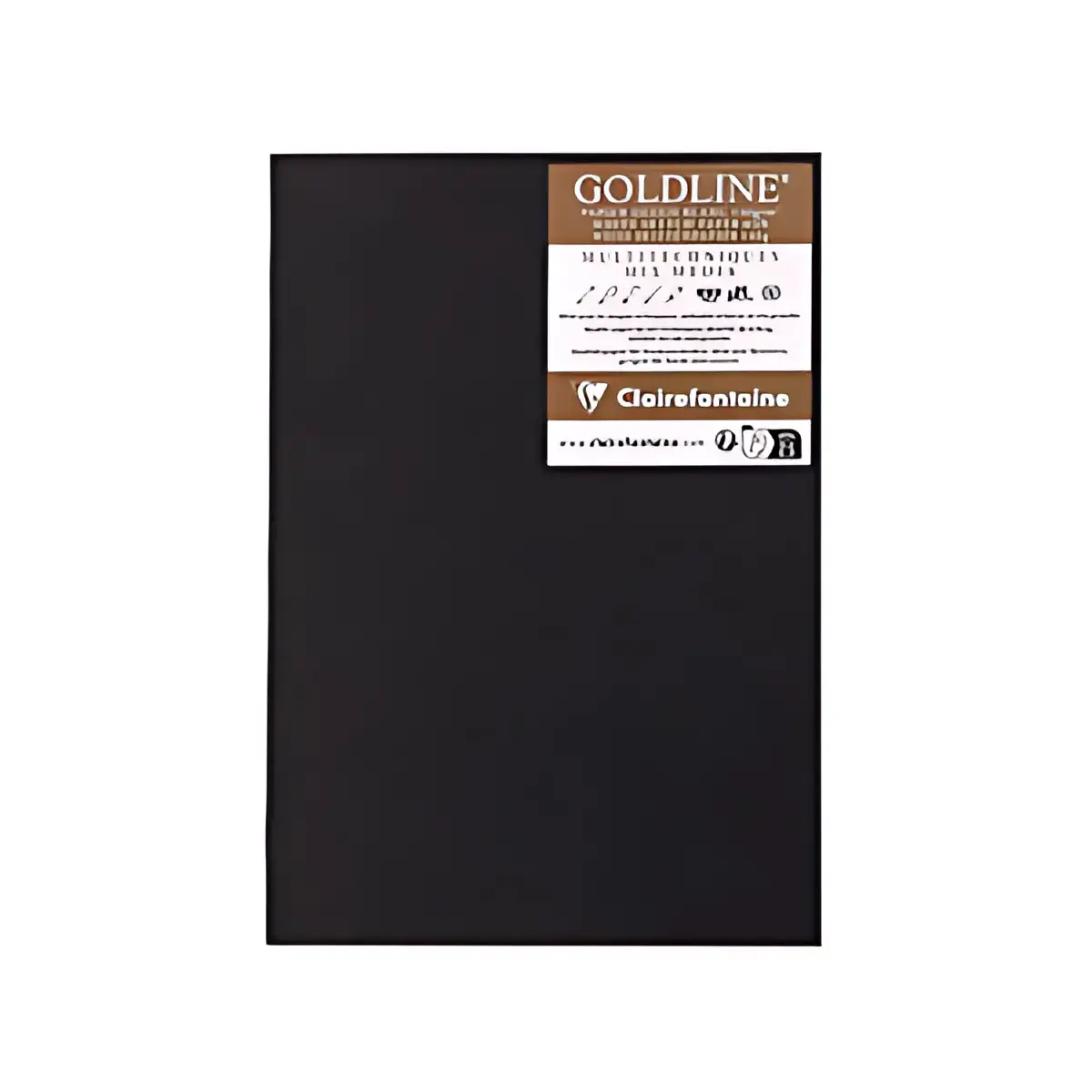 Clairefontaine Tekenschrift GOLDLINE, A5, zwart