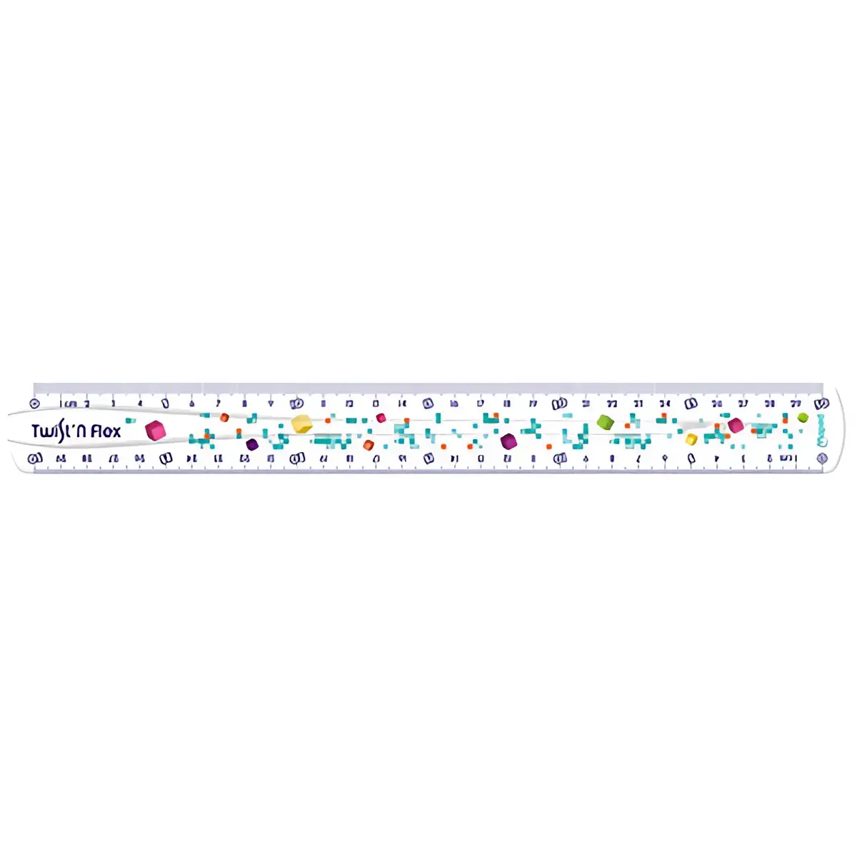 MAPED Platte liniaal Twist'n Flex PIXEL PARTY, 300 mm 
