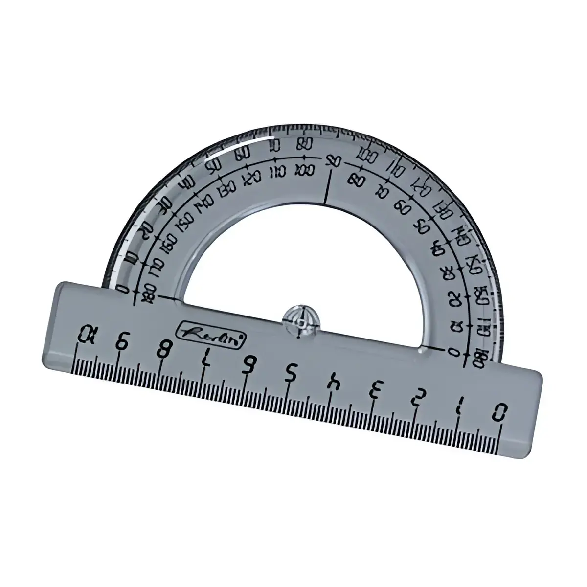 HERLITZ Halfcirkel rapporteur 180 graden, van plastic 