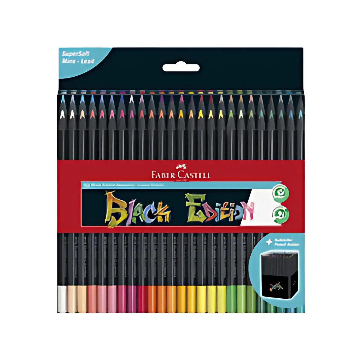 Kleurpotlood Black Edition - etui van 36 - Faber-Castell