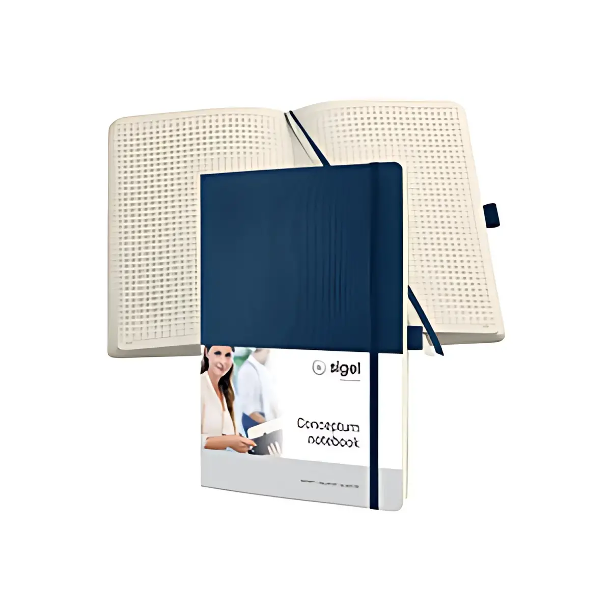 sigel Notitieboek Conceptum, A4, geruit, muntgroen