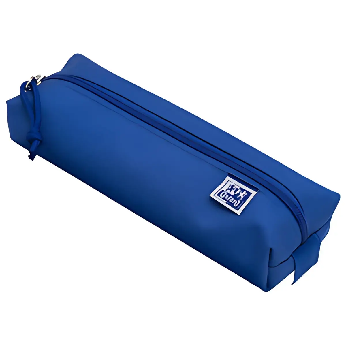 Oxford etui, polyester, rechthoekig, klein, blauw