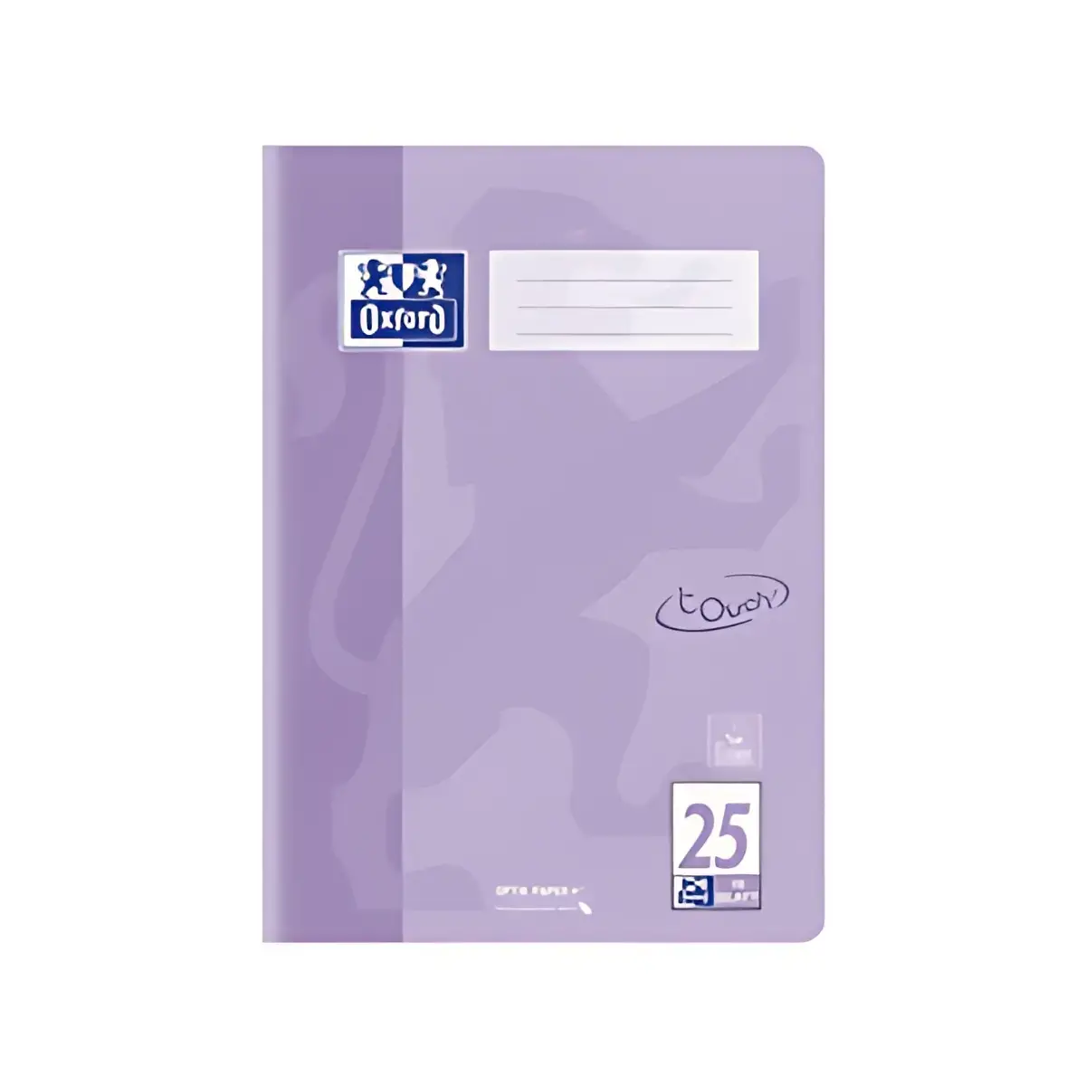 Cahier Touch pastel - A4 - lijntype 25 - Lila - Oxford