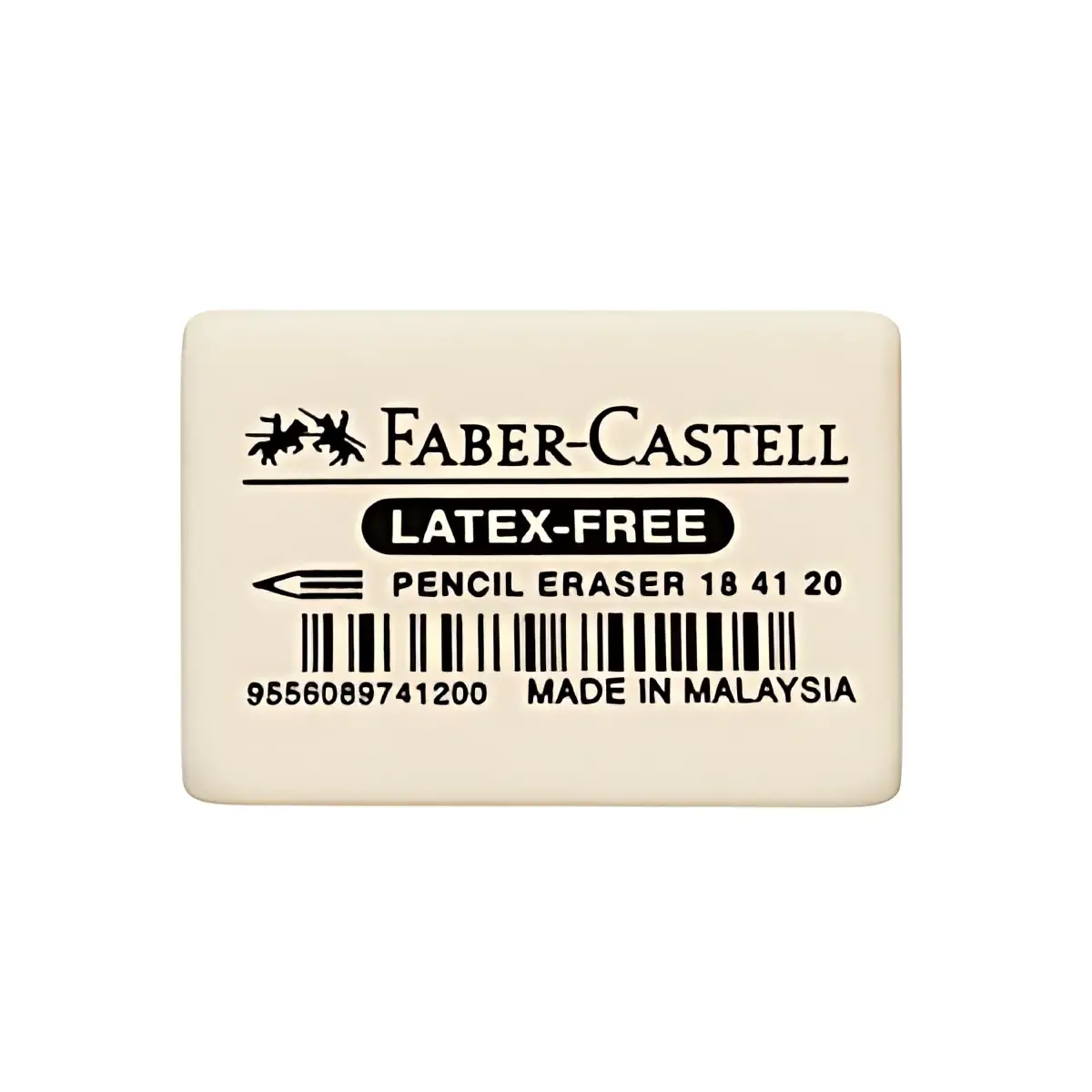 FABER-CASTELL Gum van rubber 7041-20, wit 