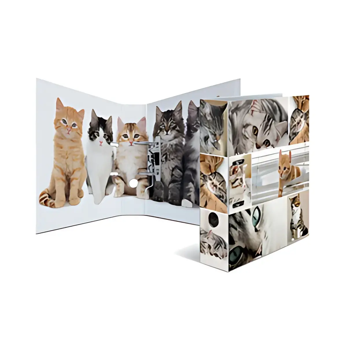 Hefboomordner met dierenmotieven - A4 - katten - Herma