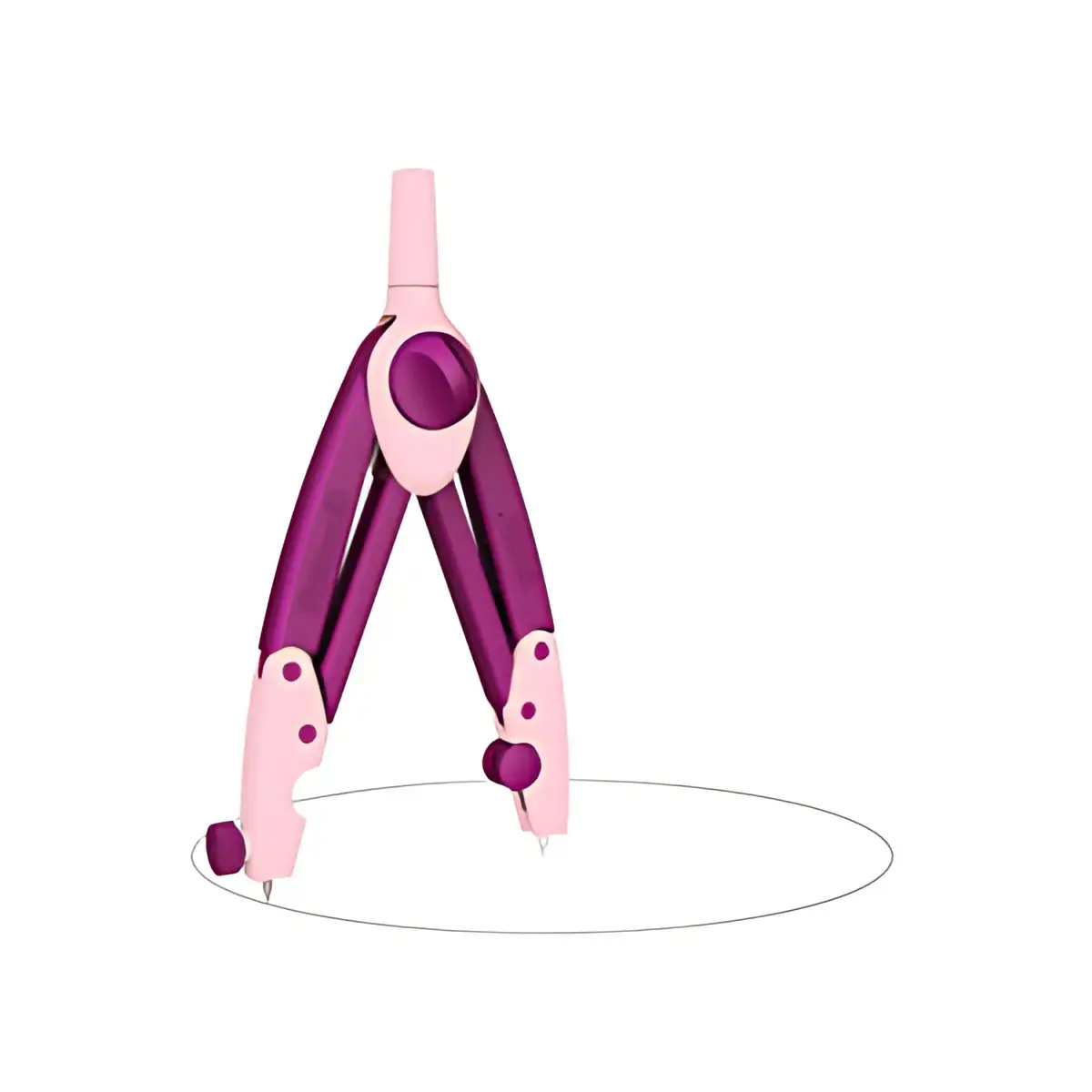 Pelikan Compas scolaire Griffix Sweet Berry, opvouwbare doos