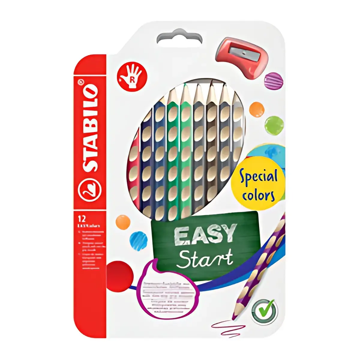 STABILO Kleurpotlood EASYcolors R, etui van 12