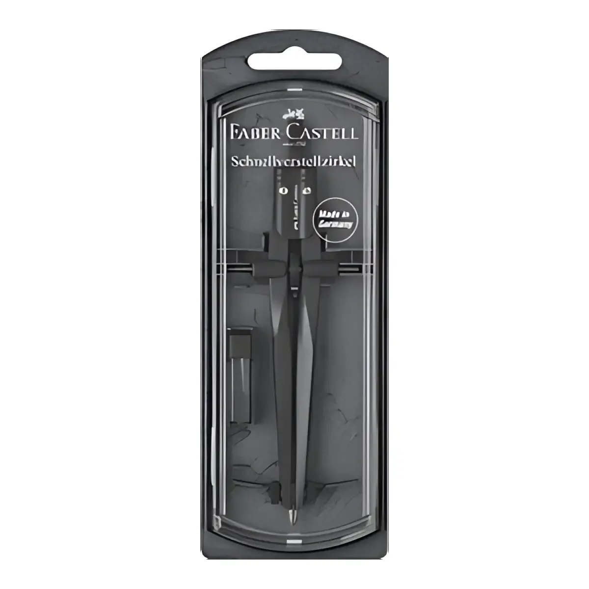 FABER-CASTELL Snelinstelbare passer STREAM, zwart 