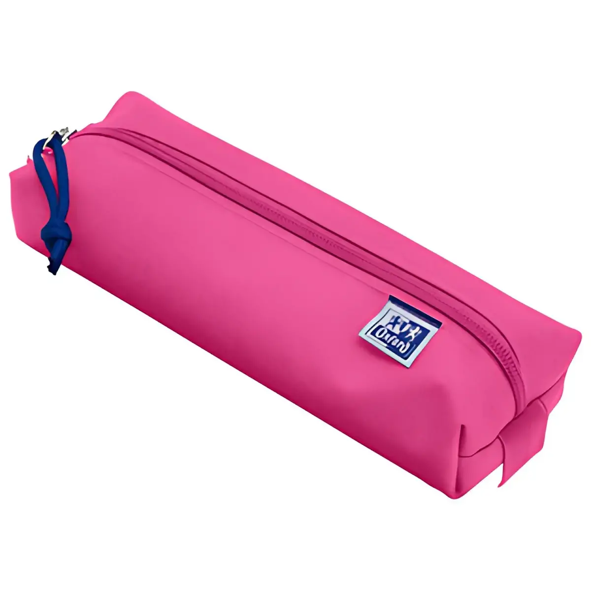 Oxford etui, polyester, rechthoekig, klein, roze