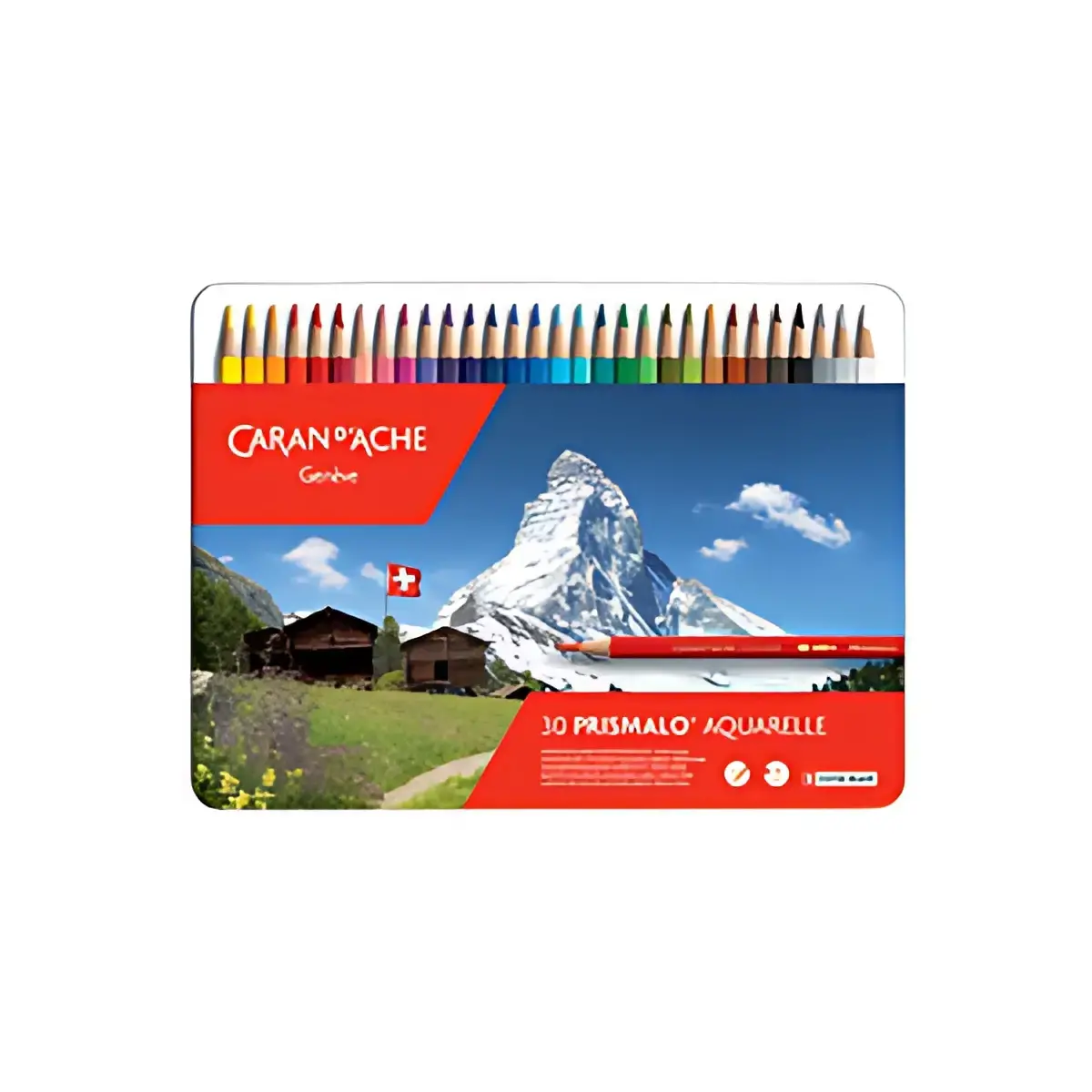 CARAN D'ACHE Prismalo Aquarel kleurpotlood, 30 stuks