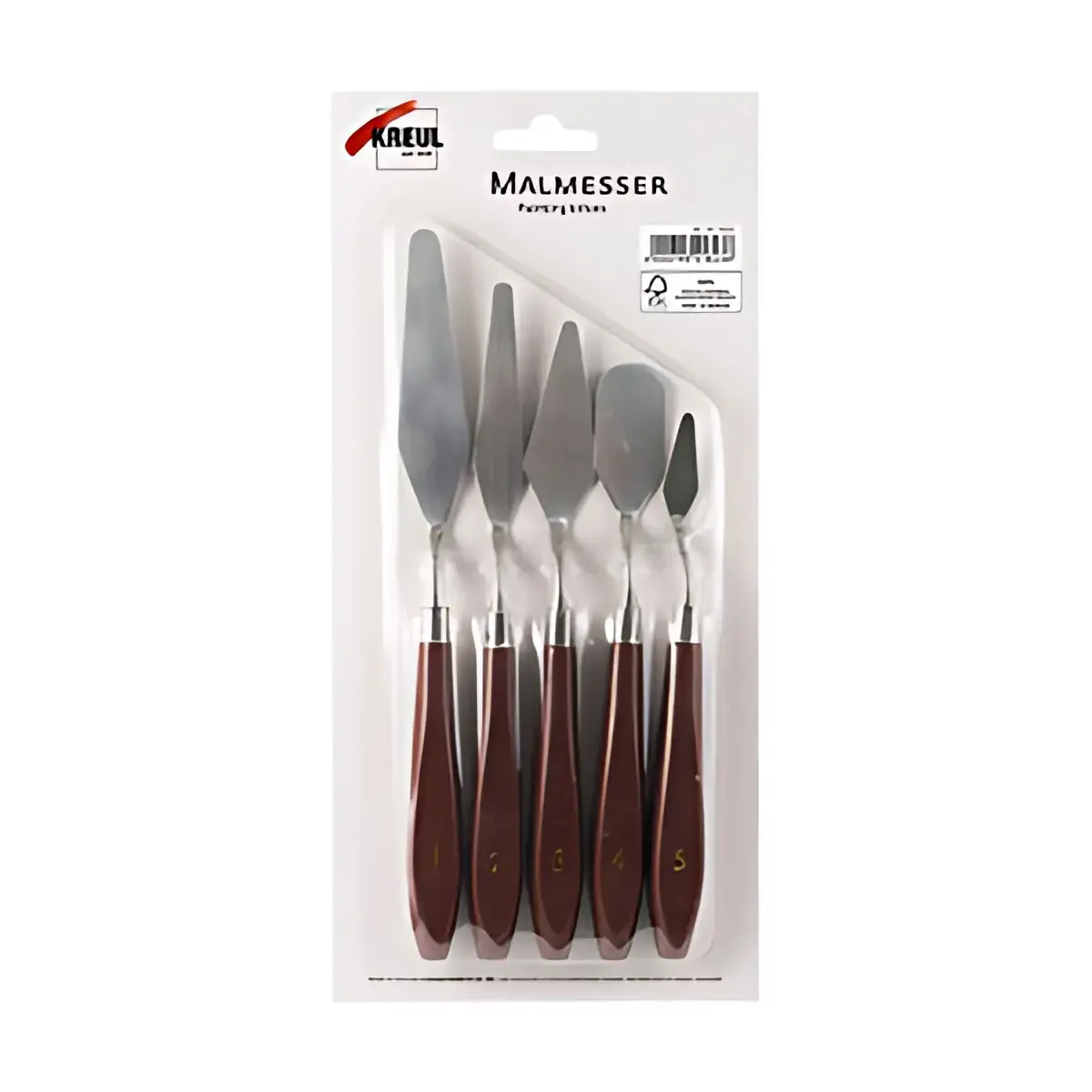KREUL Schildermes, set van 5
