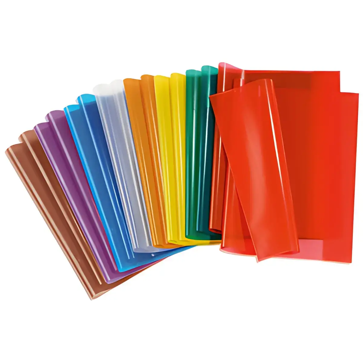 25 HERMA schriftbeschermers, A4-formaat, van PP, transparant rood