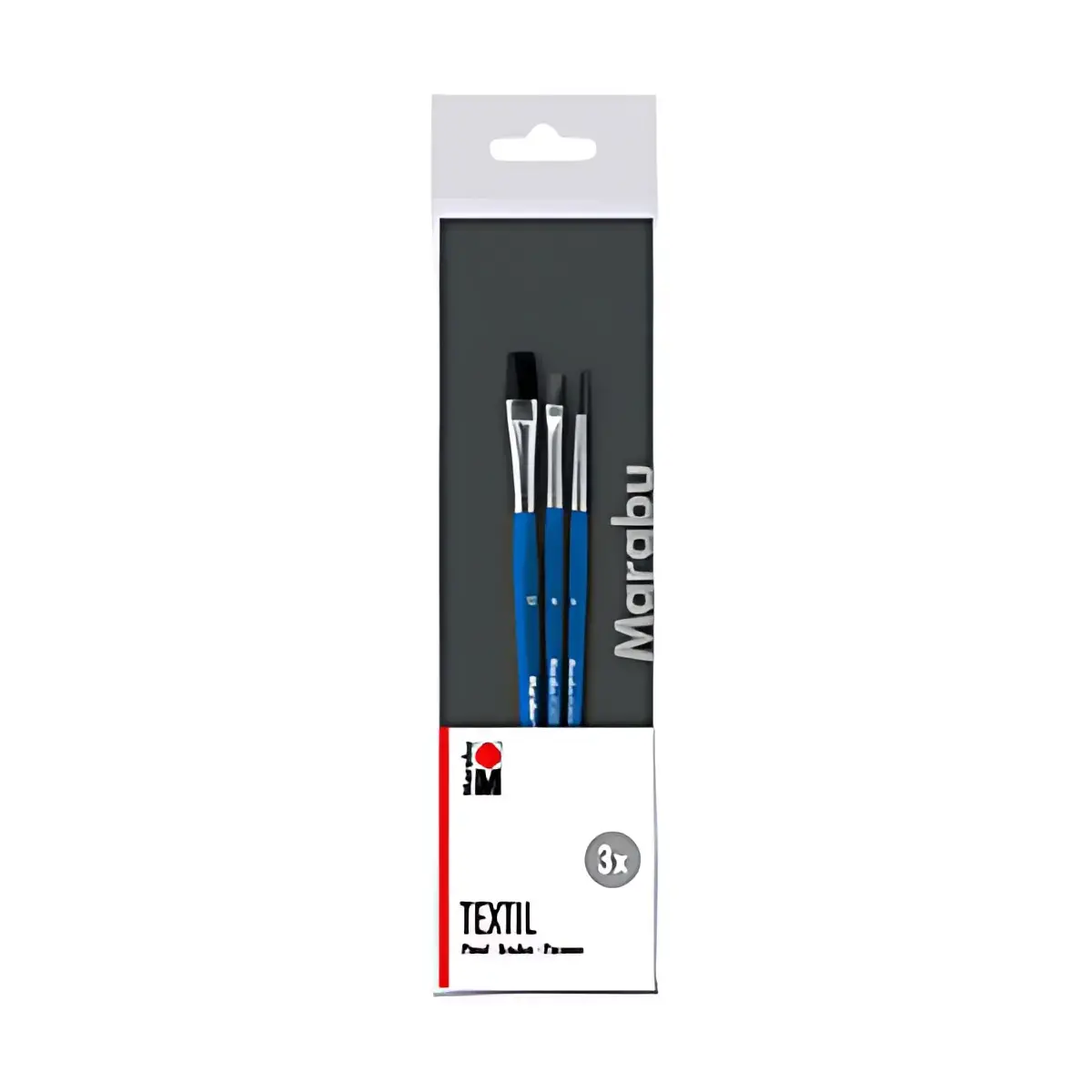Marabu Textielkwasten Set, 3 stuks