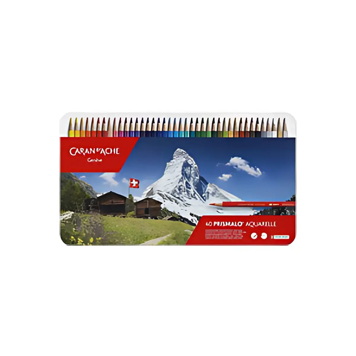 CARAN D'ACHE Prismalo Aquarel kleurpotlood, 40 stuks