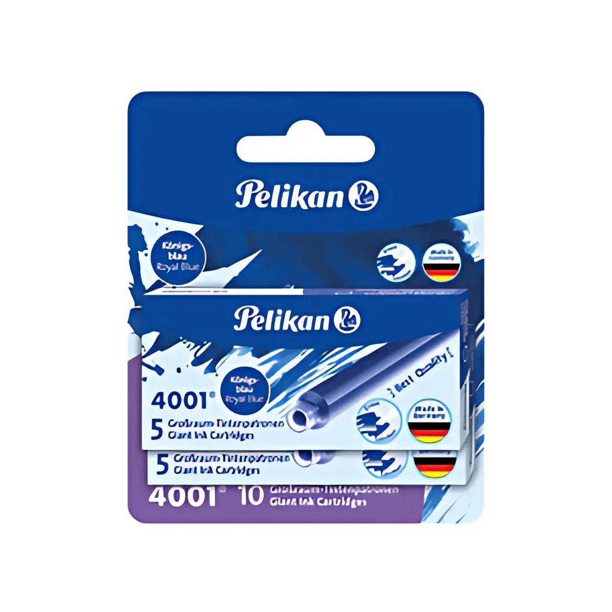 Pelikan Inktpatronen lang 4001 GTP/5, blauw
