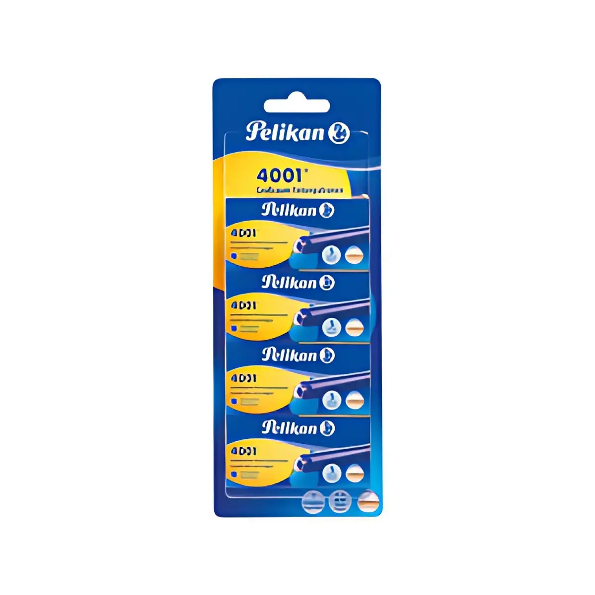 Pelikan Inktpatronen lang 4001 GTP/5, blauw