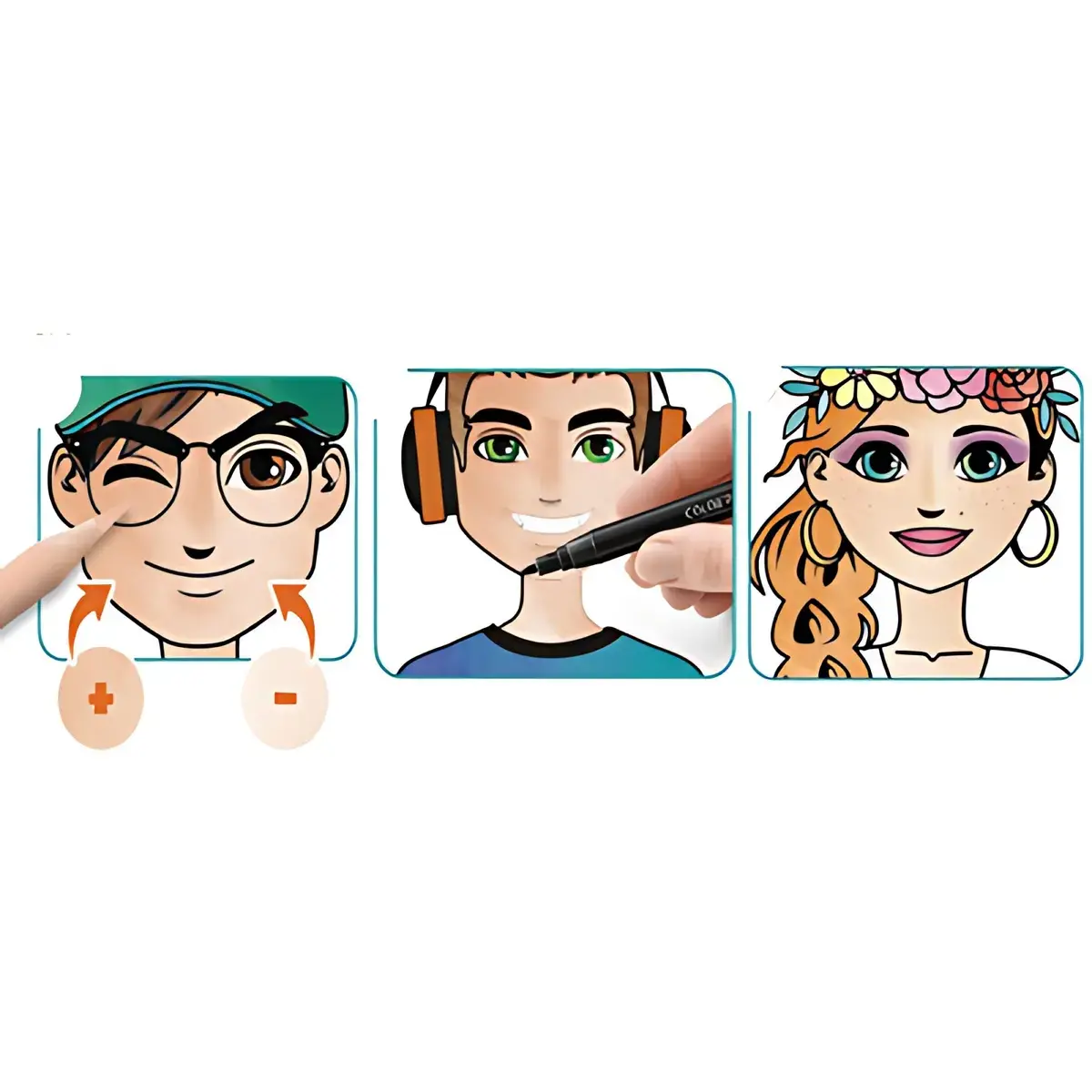 MAPED Creativ LED-tekenlichttafel AVATAR STUDIO 