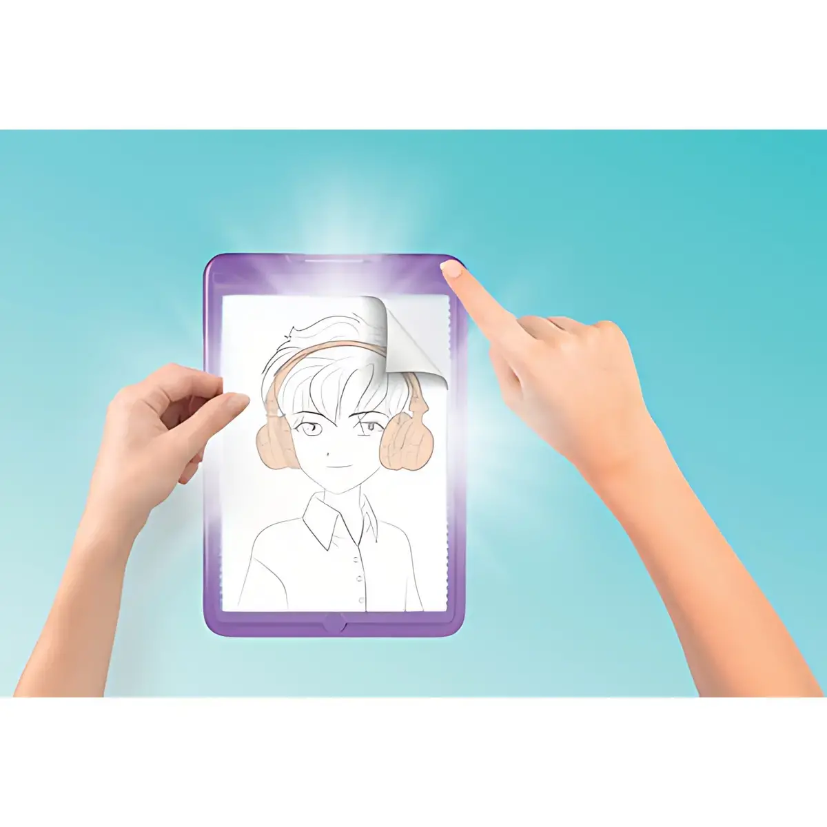 MAPED Creativ LED-lichttafel AVATAR MANGA, lila