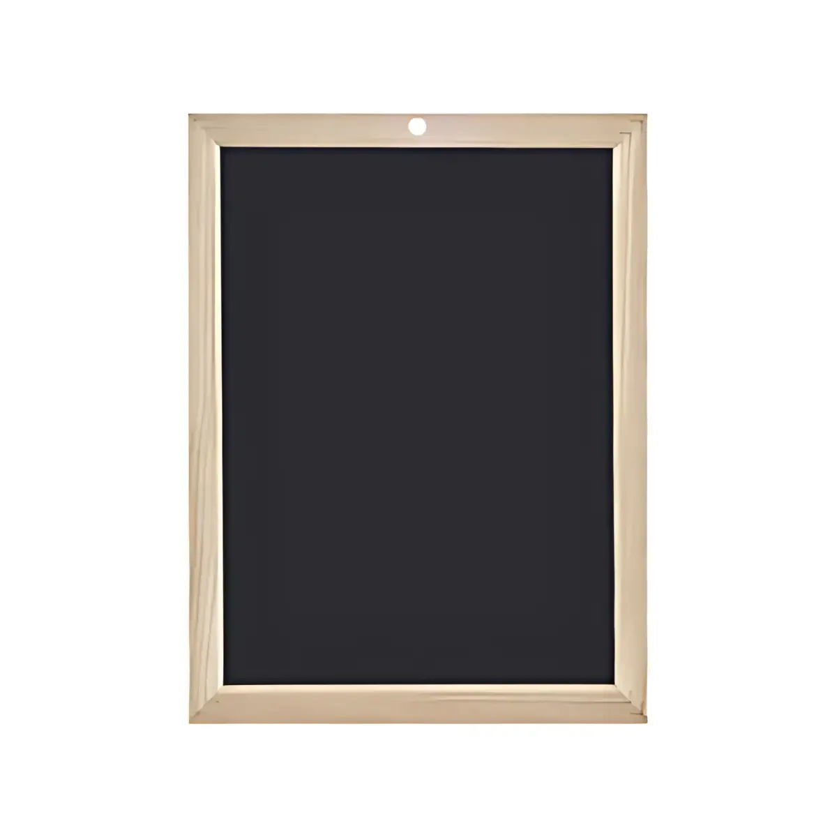 2 Wonday houten krijtborden, effen, (b)400 x (h)600 mm, zwart 