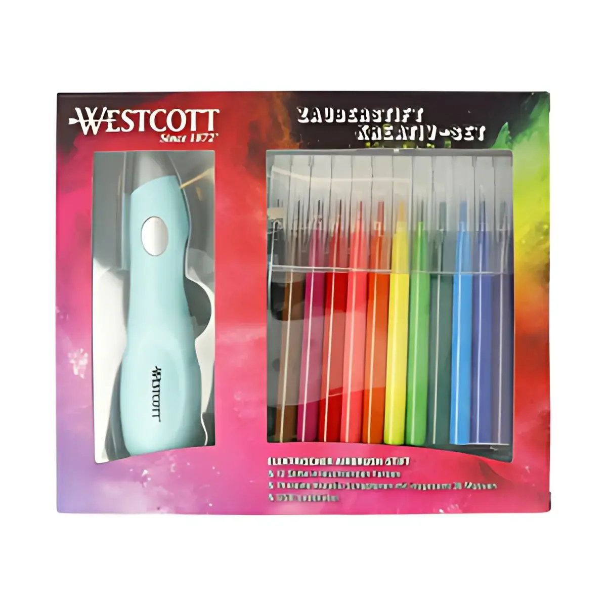 WESTCOTT Creatief set magische stiften met airbrushpen