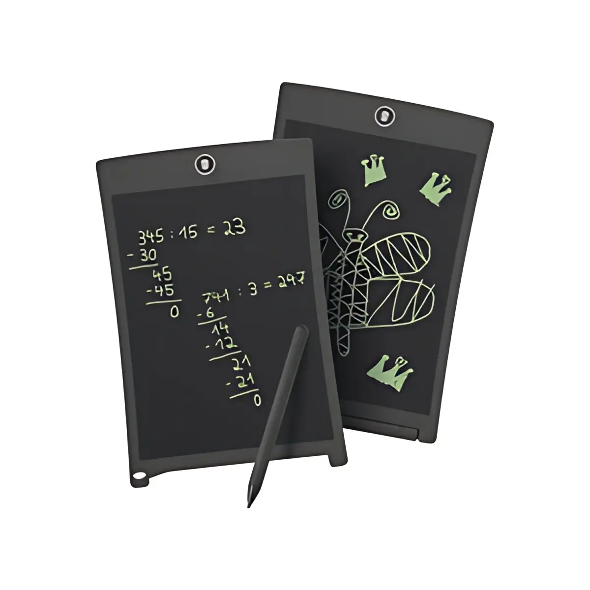 WEDO LCD-schrijftablet, 8,5 inch (21,59 cm), zwart