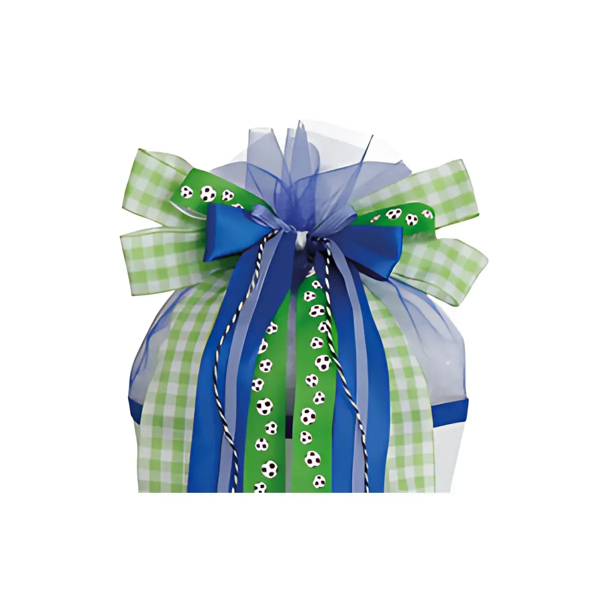 ROTH Pochette 'Speed', wit/blauw/zwart in 70% polyester en 