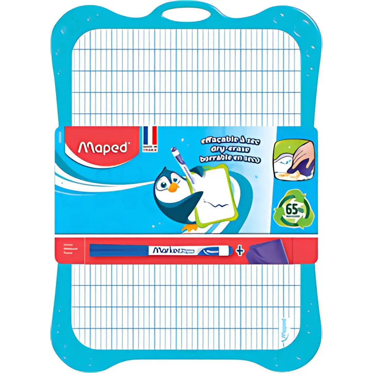 MAPED Schoolbord, droog uitwisbaar, wit