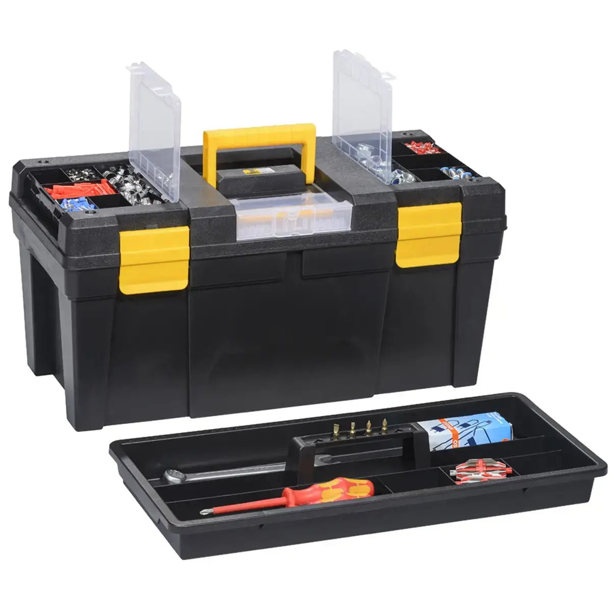 Gereedschapskoffer McPlus Promo 23, PP, zwart/geel - Allit 