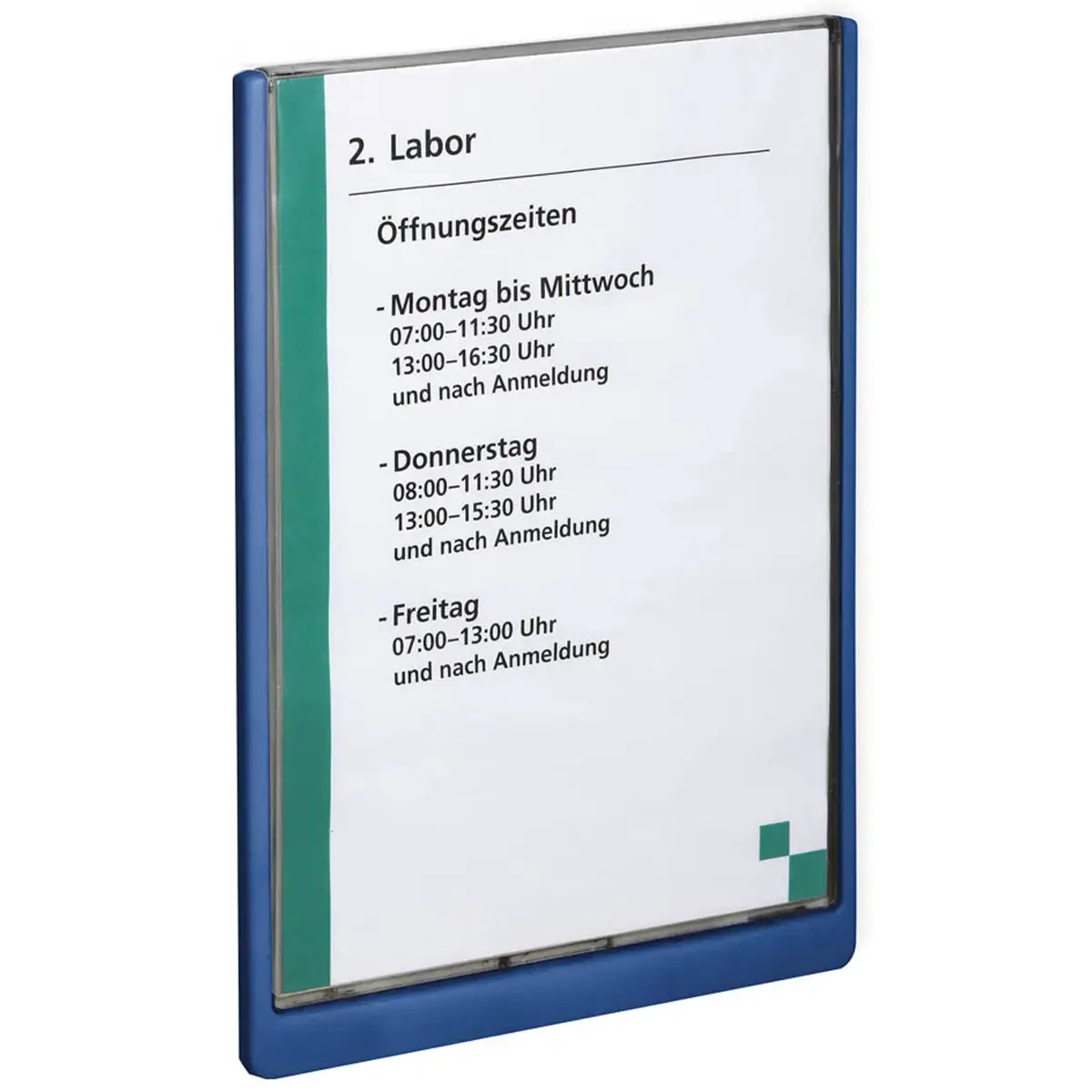 Deurbord CLICK SIGN, A4, wit - Durable