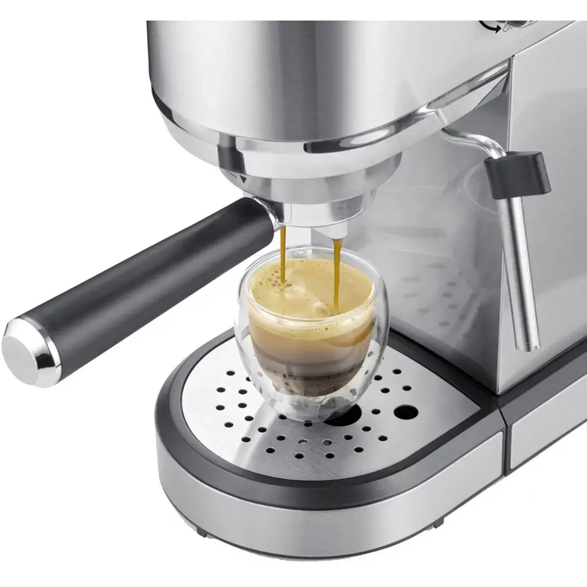 Espressomachine KA 5997, 1.350 watt, zilver - Severin