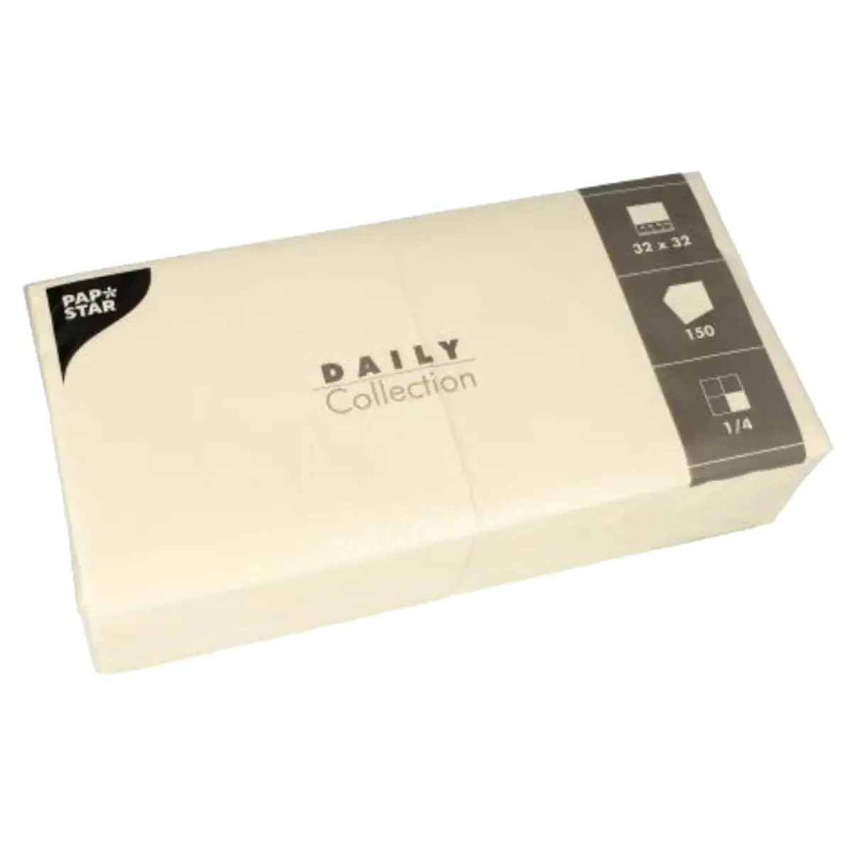 Servetten, 320 x 320 mm, 3-laags, donkergroen - Papstar 