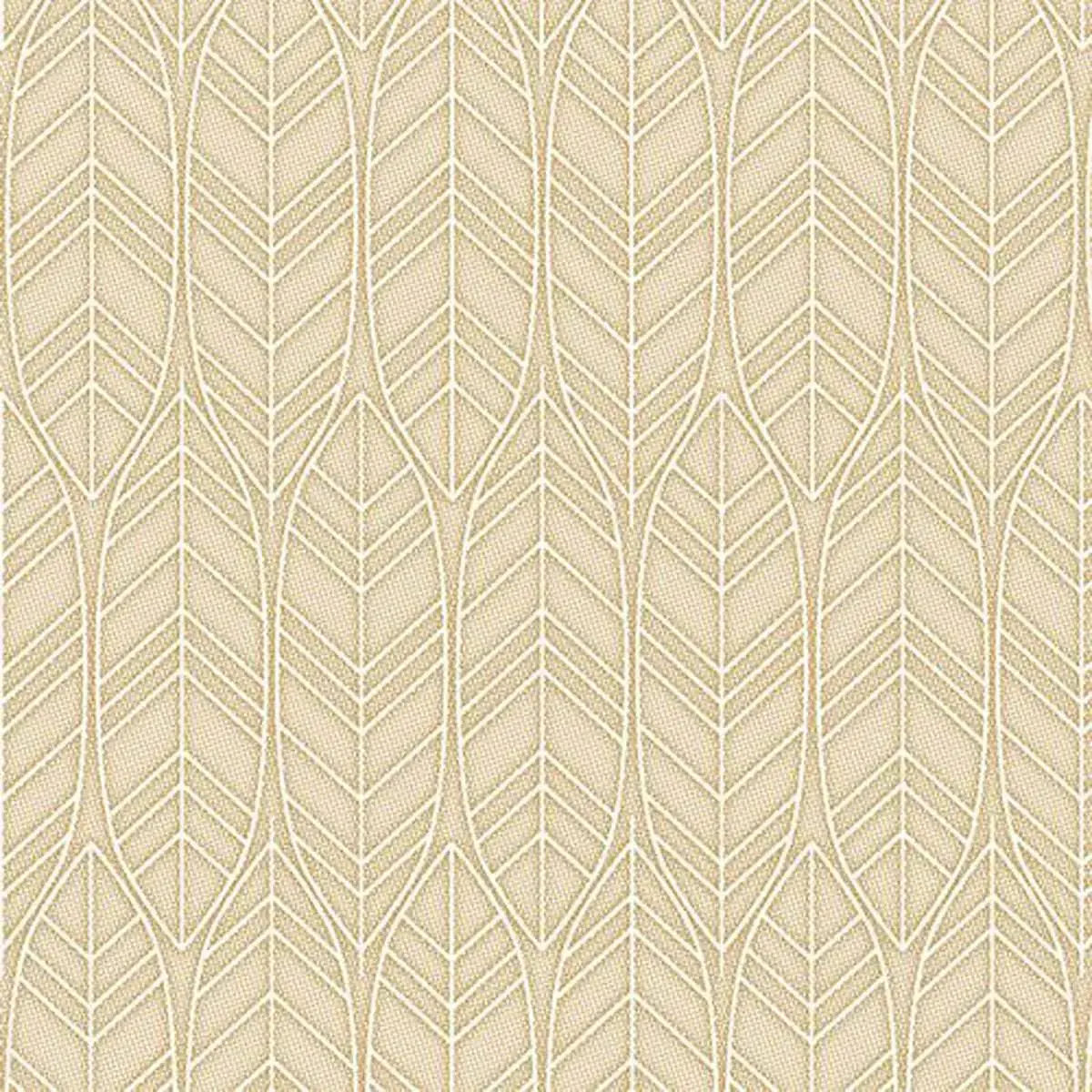 Servetten 'ROYAL Collection Leaves', zandkleurig - Papstar
