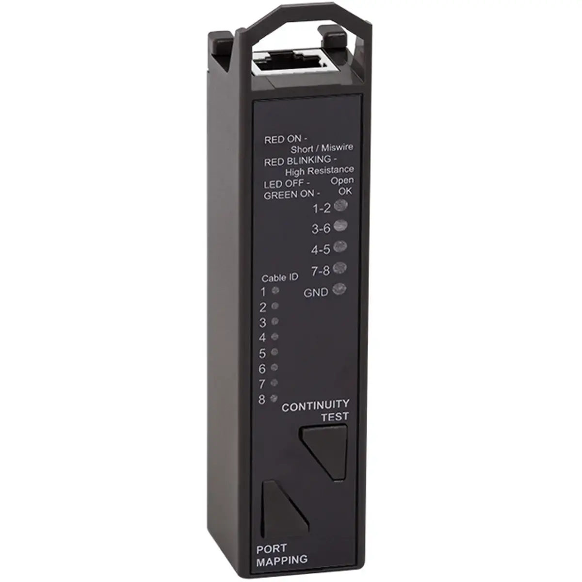 LogiLink 3-in-1 netwerkkabeltester, zwart - Logilink professional 