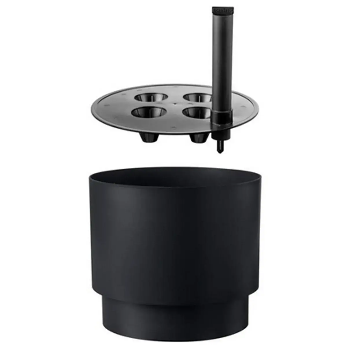 Bloempot PAULINA, diameter: 400 mm, wit - Orthex