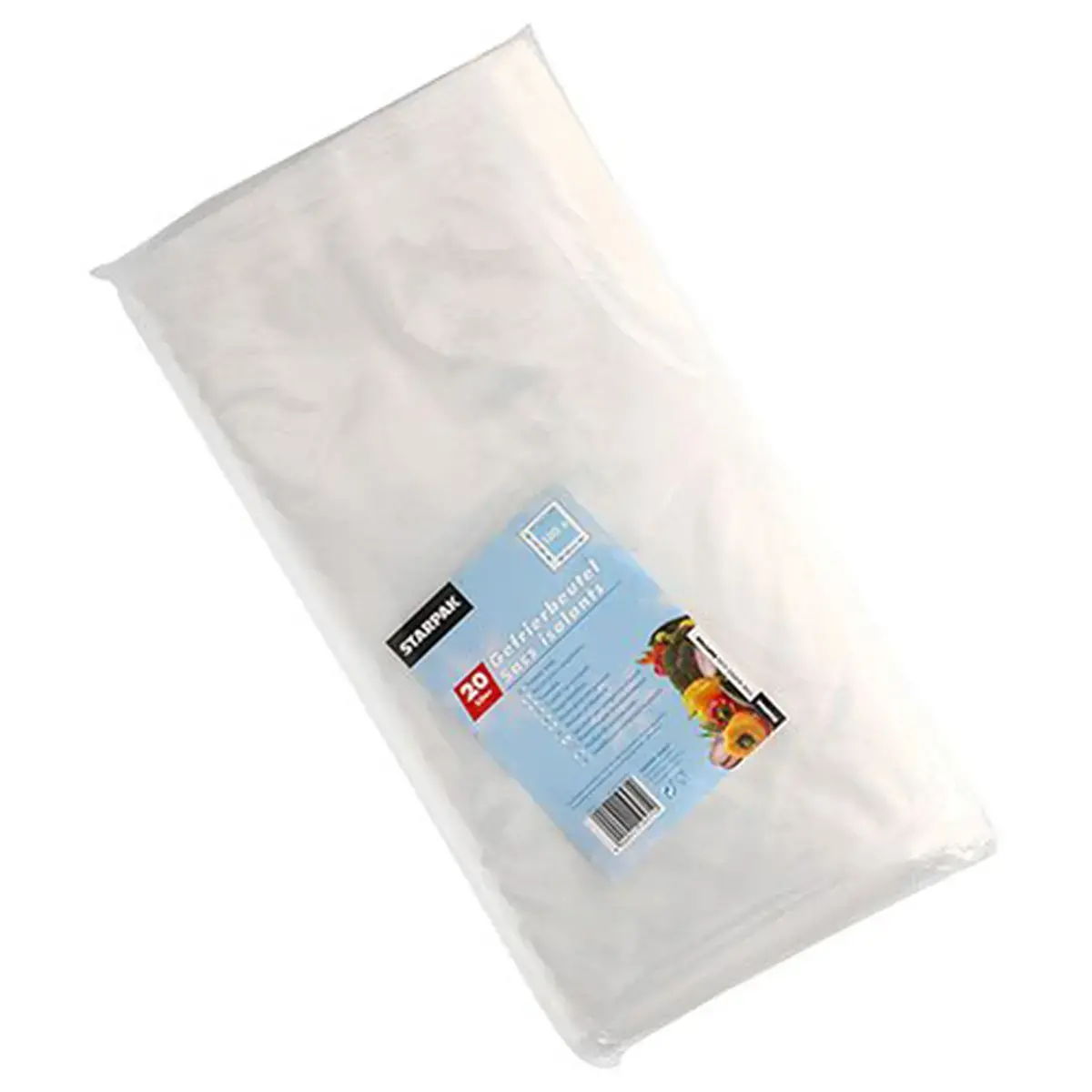 Vrieszak, 60 L, 900 x 500 mm, transparant - Starpak