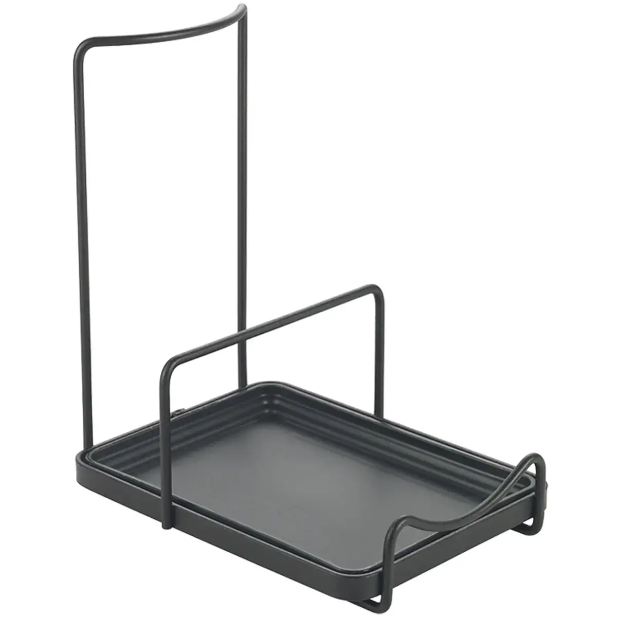 Houder voor deksel en lepel Tokyo LAVA, zwart - Metaltex
