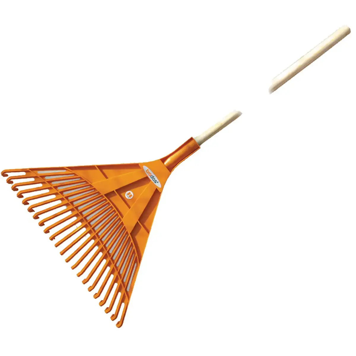 Bladveger Quick Fit, houten steel, 22 tanden - Bradas