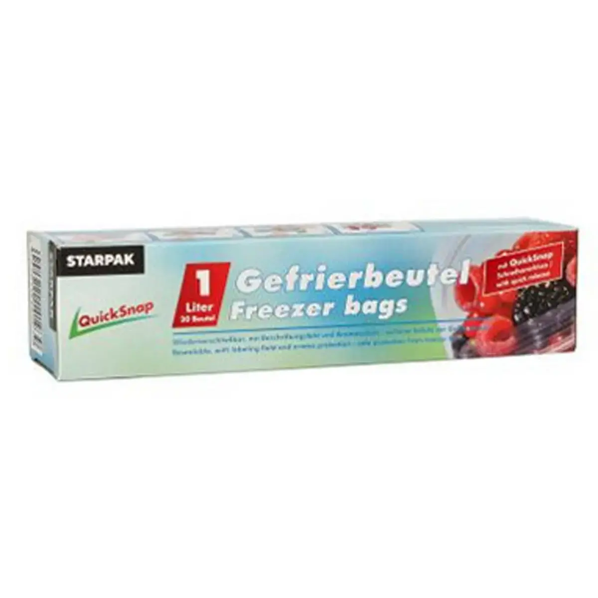 QuickSnap diepvrieszak 3 liter, 270 x 280 mm - Starpak 