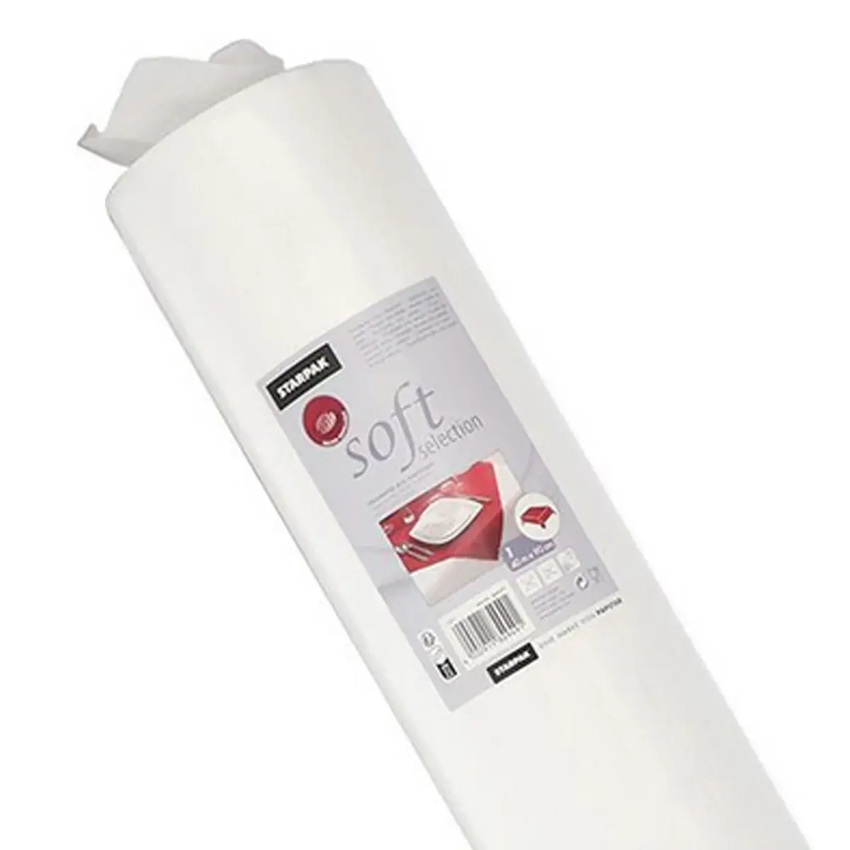 Soft selection tafelkleed, op rol, wit - Starpak