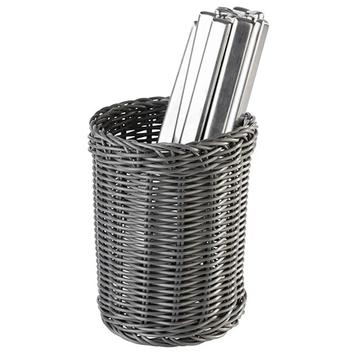 Bestekmand ECONOMIC, diameter: 120 mm, bruin - Aps