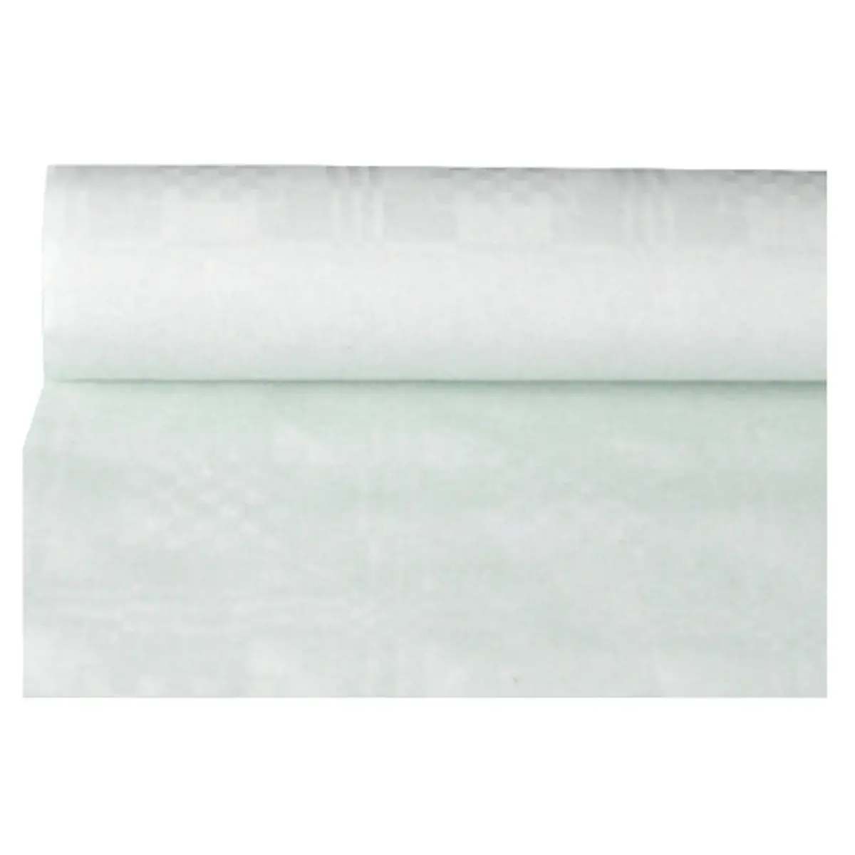 Damast tafellaken - (b) 1,0 x (l) 50 m - Geel - Papstar