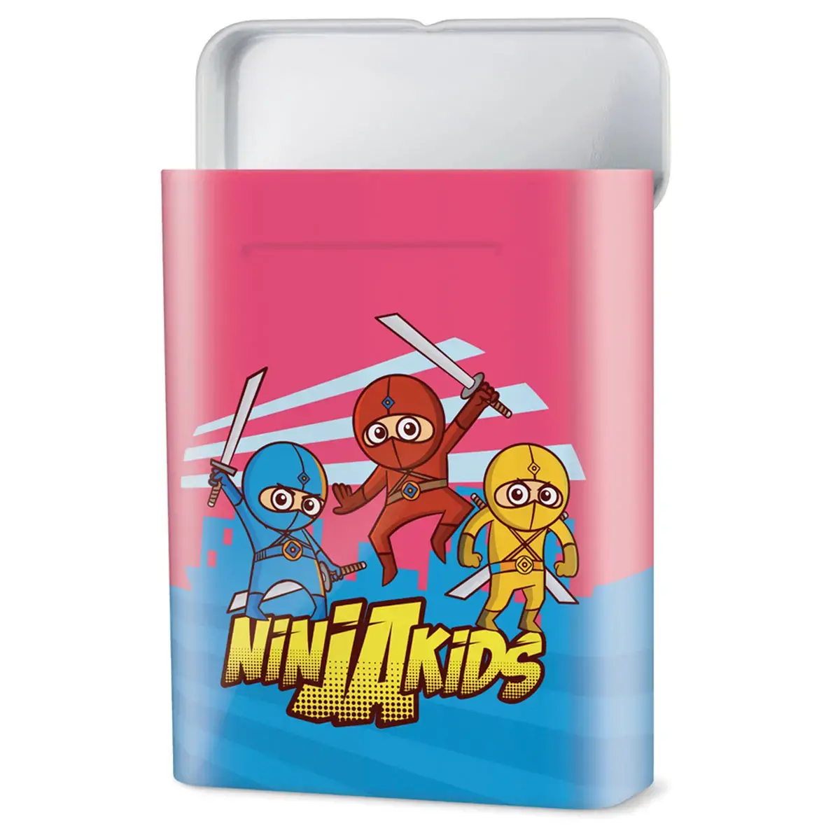 Pleister voor kinderen 'Ninjas', 40 stuks, metalen doos - Lifemed 