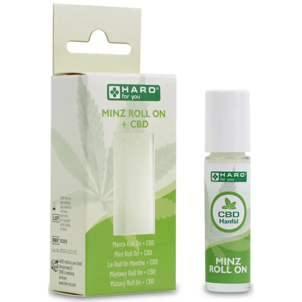 Roll-on munt + CBD, stick van 10 ml - Haro
