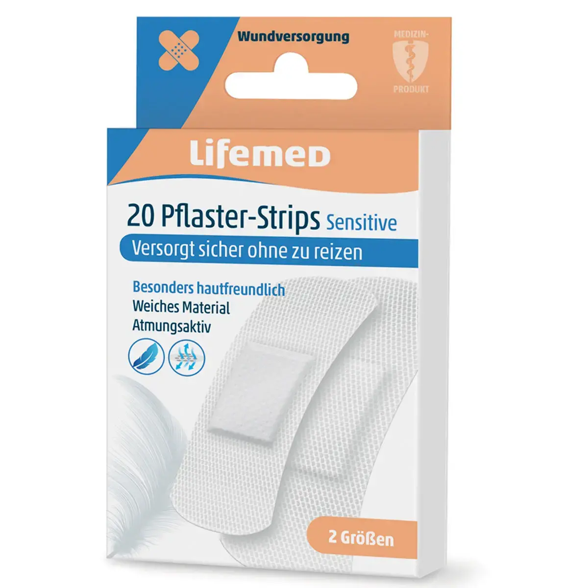 Pleitjes 'Sensitive', wit, pak van 20 - Lifemed 