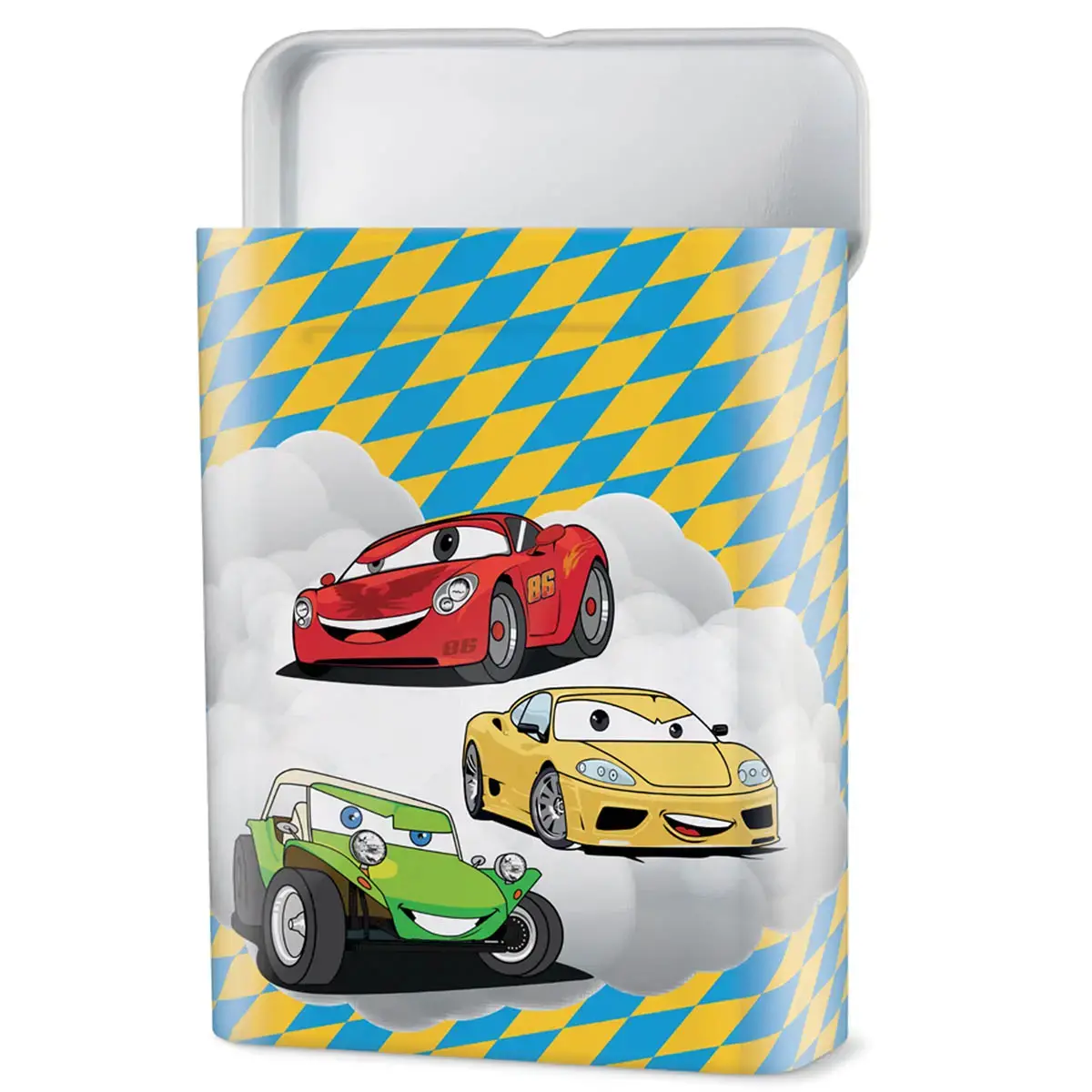 Kinderpleisters 'Auto's', 40 stuks, metalen doos - Lifemed
