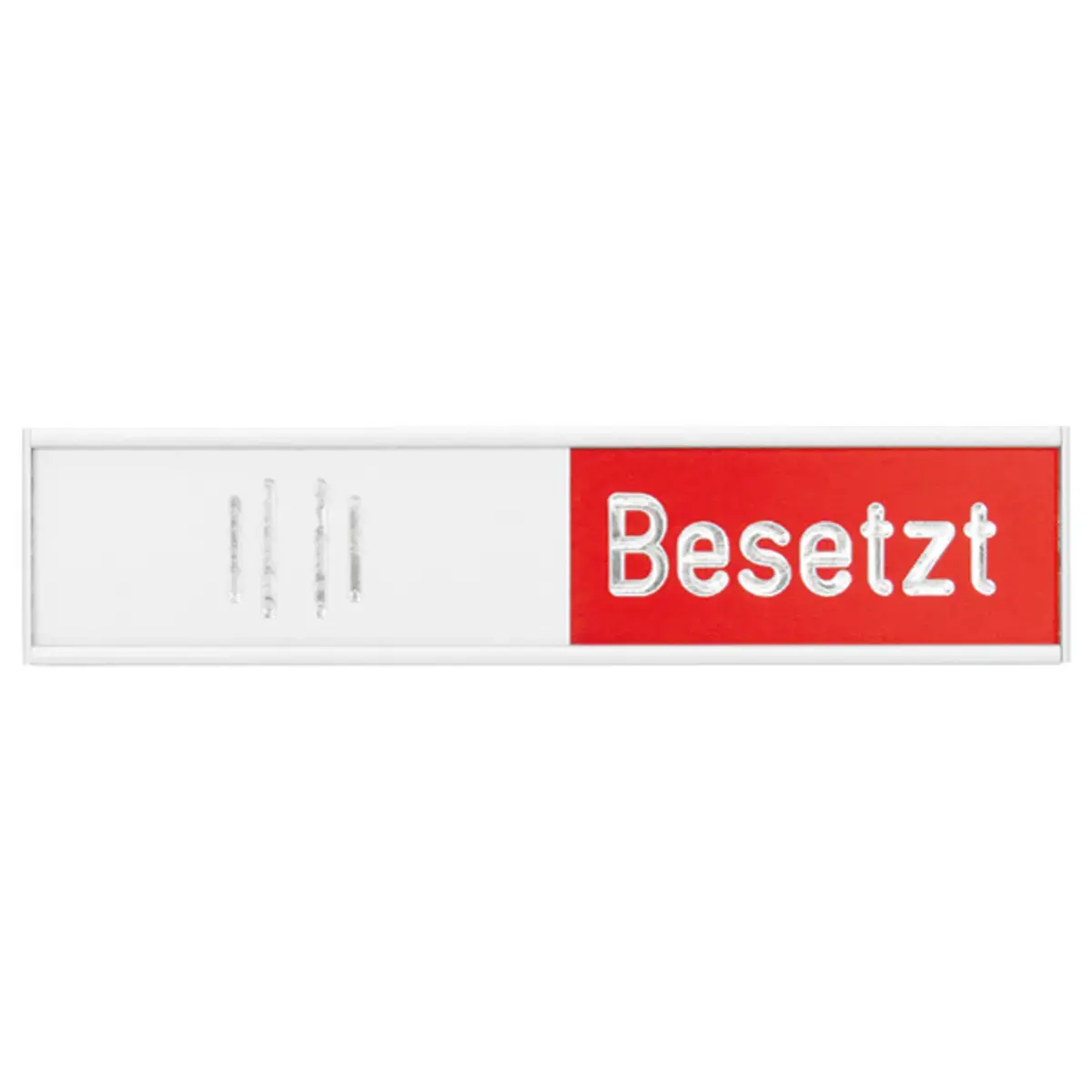 Aluminium aanwijzingsbord 102 x 27,4 mm - Franken 