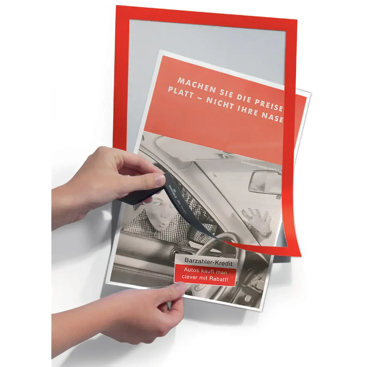 Magnetisch DURAFRAME displayframe, A4, oranje - Durable
