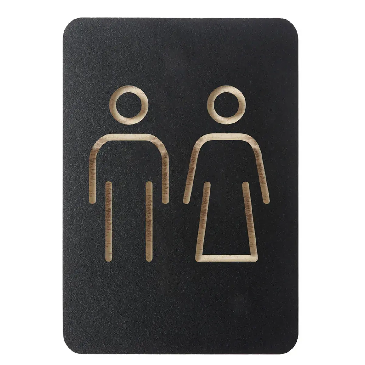 Pictogram 'Dames WC', zwart - Europel